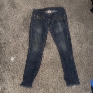 True Religion Men's Dark Blue Slim Jeans